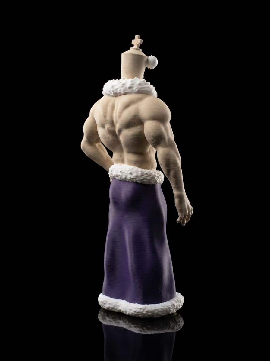 Figurine Sexy Kinger TADC, vue 4 — impression 3D, La Cale aux Trésors