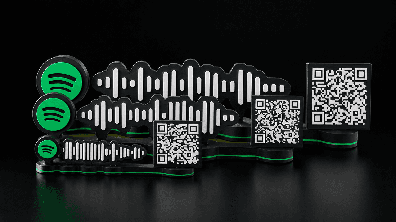 Code Spotify et QR Code personnalisé — impression 3D, La Cale aux Trésors