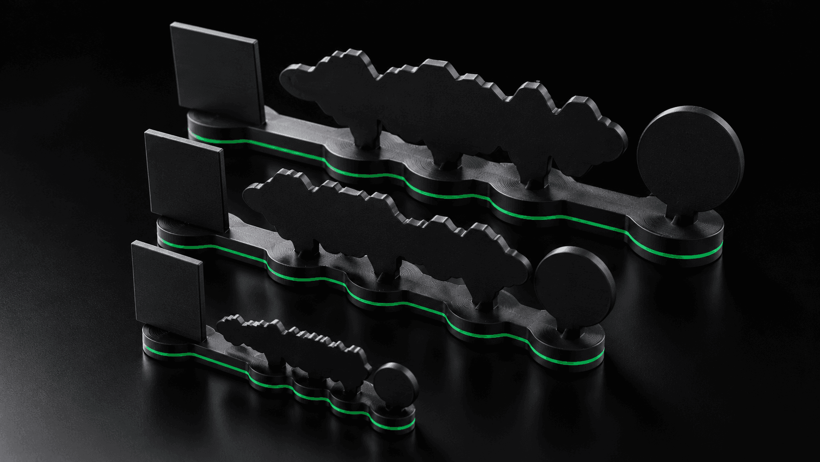 Code Spotify et QR Code personnalisé, vue 2 — impression 3D, La Cale aux Trésors