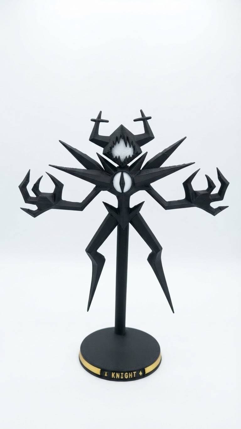 Figurine Roaring Knight – Deltarune 🗡️👁️, vue 2 — impression 3D, La Cale aux Trésors