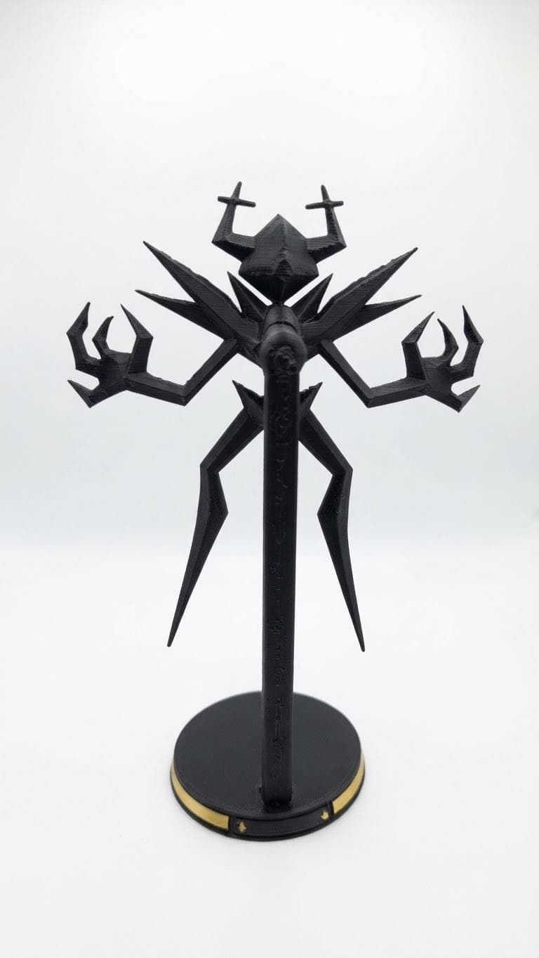Figurine Roaring Knight – Deltarune 🗡️👁️, vue 3 — impression 3D, La Cale aux Trésors