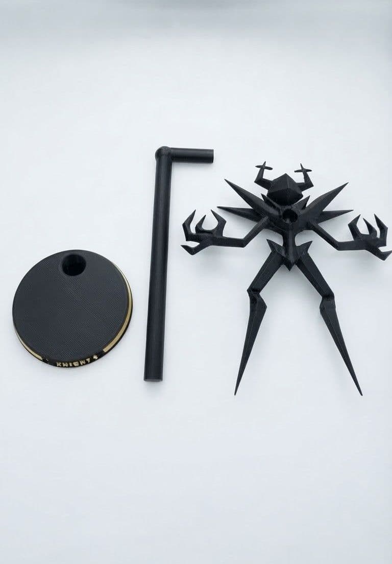 Figurine Roaring Knight – Deltarune 🗡️👁️, vue 4 — impression 3D, La Cale aux Trésors